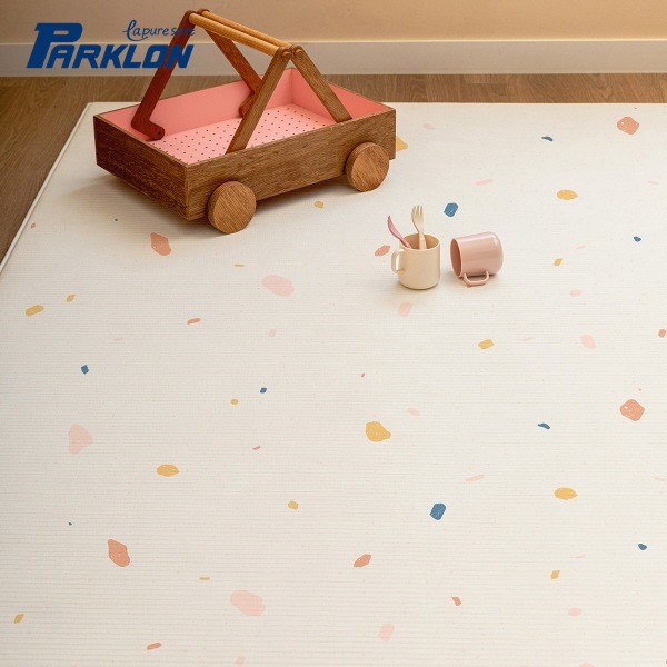 New! แผ่นรองคลาน PARKLON รุ่น La Pure Soft Mat ขนาด 130x190x1.2cm ลาย Jelly Terrazzo