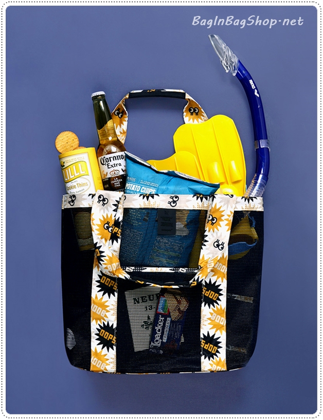 Coating Mesh Shopper Bag