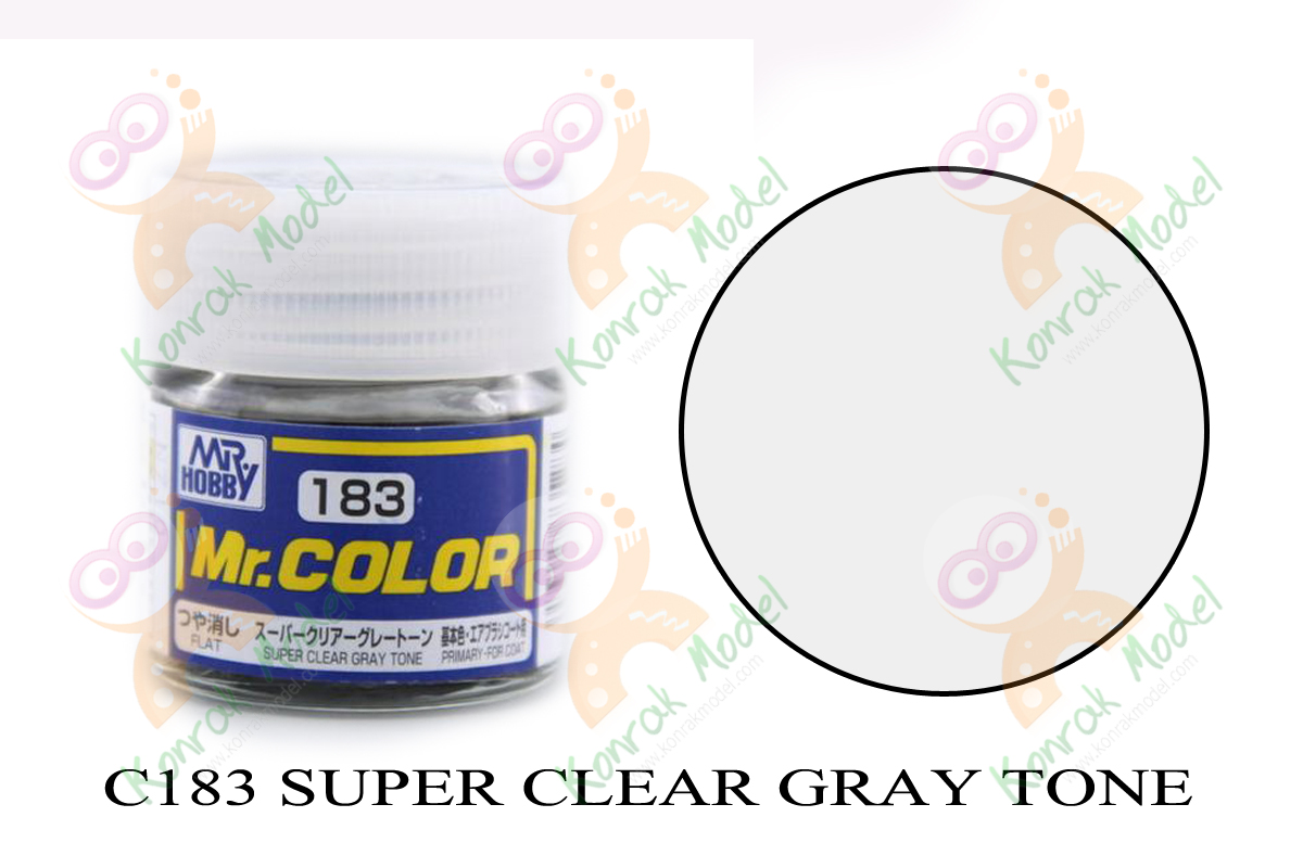 C183 Super Clear Gray Tone Flat