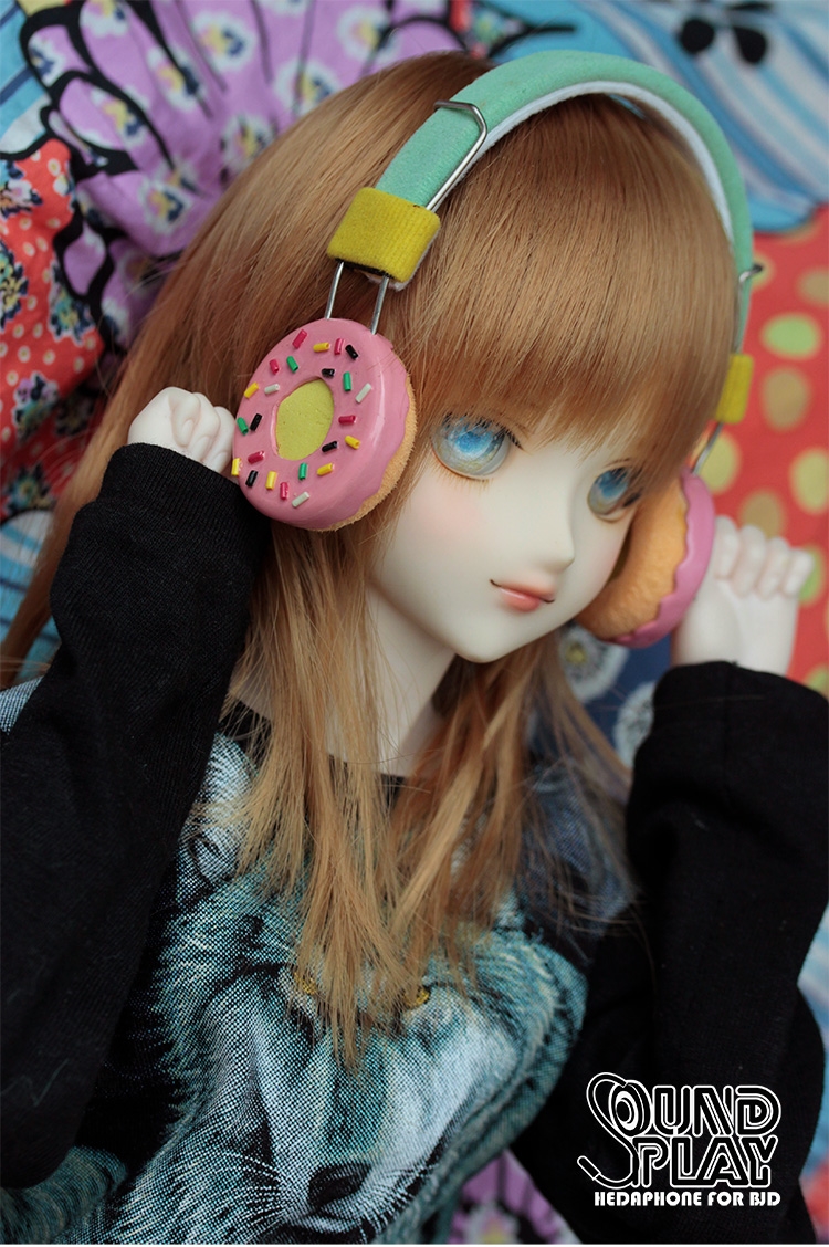 Headphones Donut Strawberry
