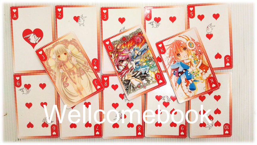 ชุดไพ่ "CLAMP ALL CHARACTER CLAMP ♥♠♣♦ TRUMP" 52 ใบ+JOKER 2 ใบ ~CLAMP~