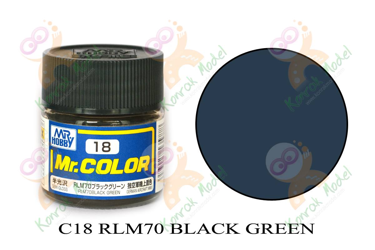 C18 RLM70 Black Green Semi-Gloss 10ml
