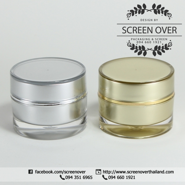 กระปุกอะคริลิค / กระปุกครีม / ตลับครีม / ACRYLIC JAR