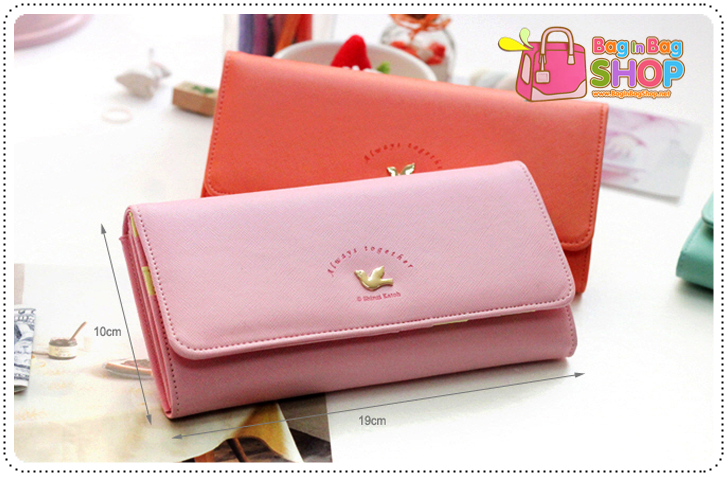 ลด 50% Two Stage Clear Wallet กระเป๋าสตางค์แบบยาว