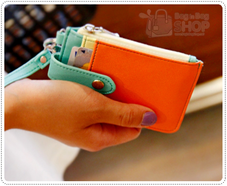 Coin & Card Wallet สำหรับใส่เหรียญ,บัตร และ กุญแจ