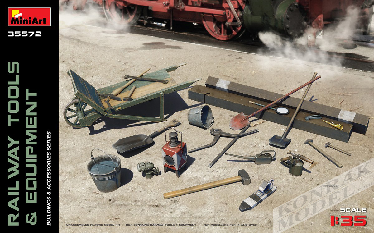 MI35572 RAILWAY TOOLS & EQUIPMENT 1/35