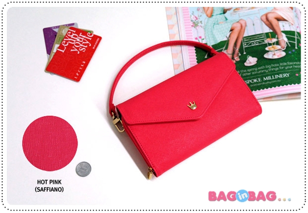 ลด 50% Crown Smart Clutch Wallet heritage