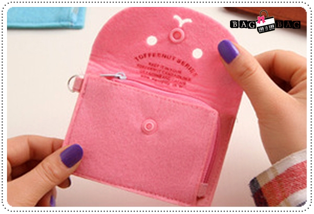 Toffee Nut Card Pouch กระเป๋าใส่บัตร ขนาดพกพา