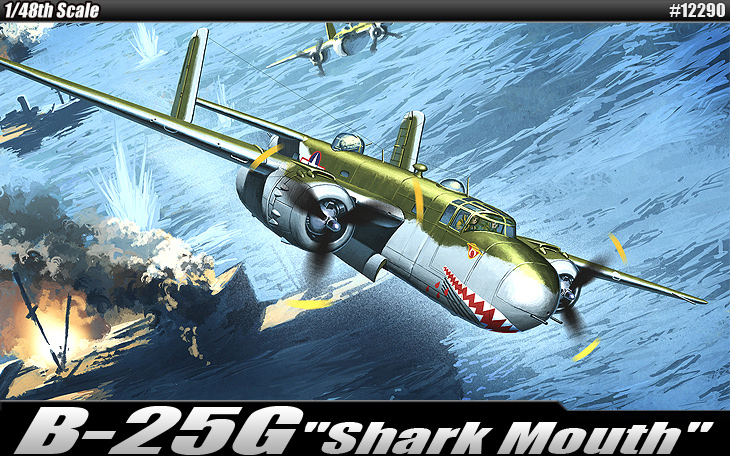AC12290 B-25G"SHARK MOUTH" 1/48