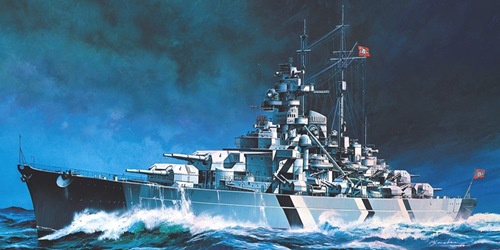 AC14211 BATTLESHIP TIRPITZ (1/800) มีมอเตอร์ ลอยน้ำได้