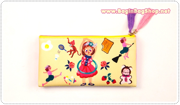 Clear Pencil Double Zip Case
