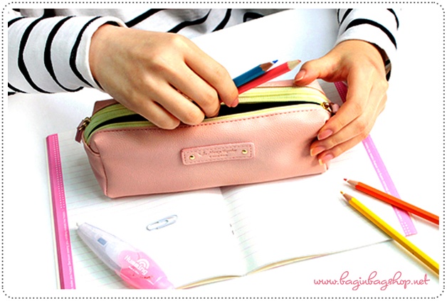 Two Zipper Pen Case