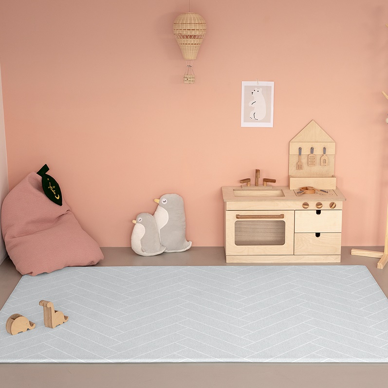 แผ่นรองคลาน PARKLON LaPure Soft Mat ลาย On The Road มีลายทั้ง 2 ด้าน ขนาด 140x235x1.5cm
