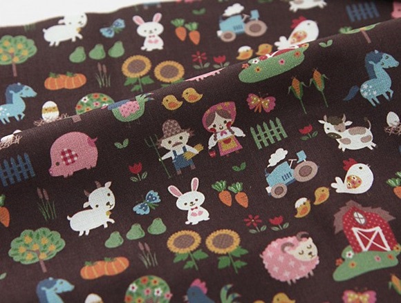 ผ้าคอตต้อนเกาหลีจัดเซต Chocolate Series 5 species ขนาด 27.5x45cm จำนวน 5 ชิ้น (พร้อมส่ง)