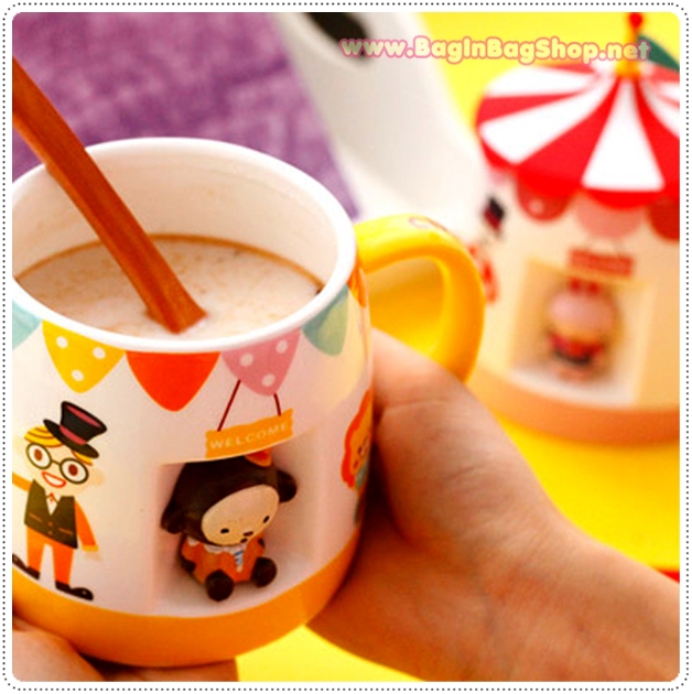 Super Cute Cup ถ้วยน้ำสุดน่ารักพร้อมฝาปิด