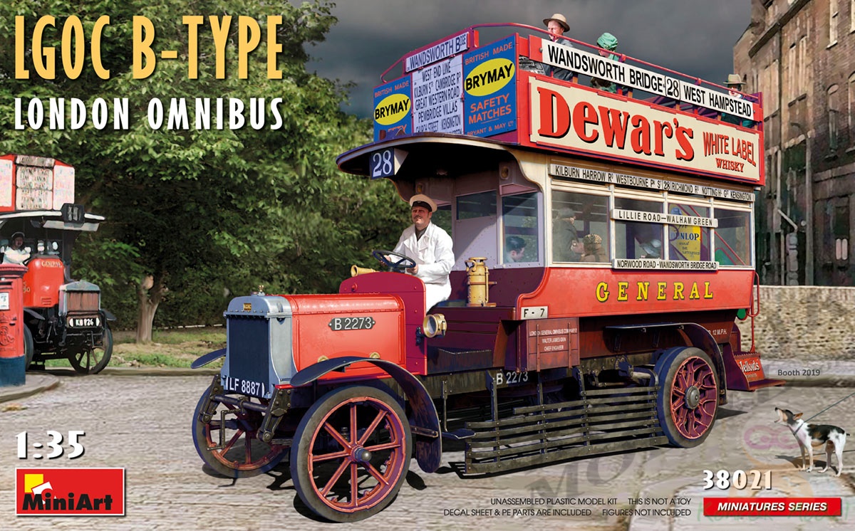 MI38021 LGOC B-TYPE LONDON OMNIBUS 1/35