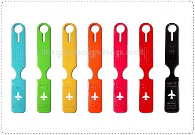 HAPPY FLIGHT Long Luggage Tag ป้ายห้อยกระเป๋าเดินทาง