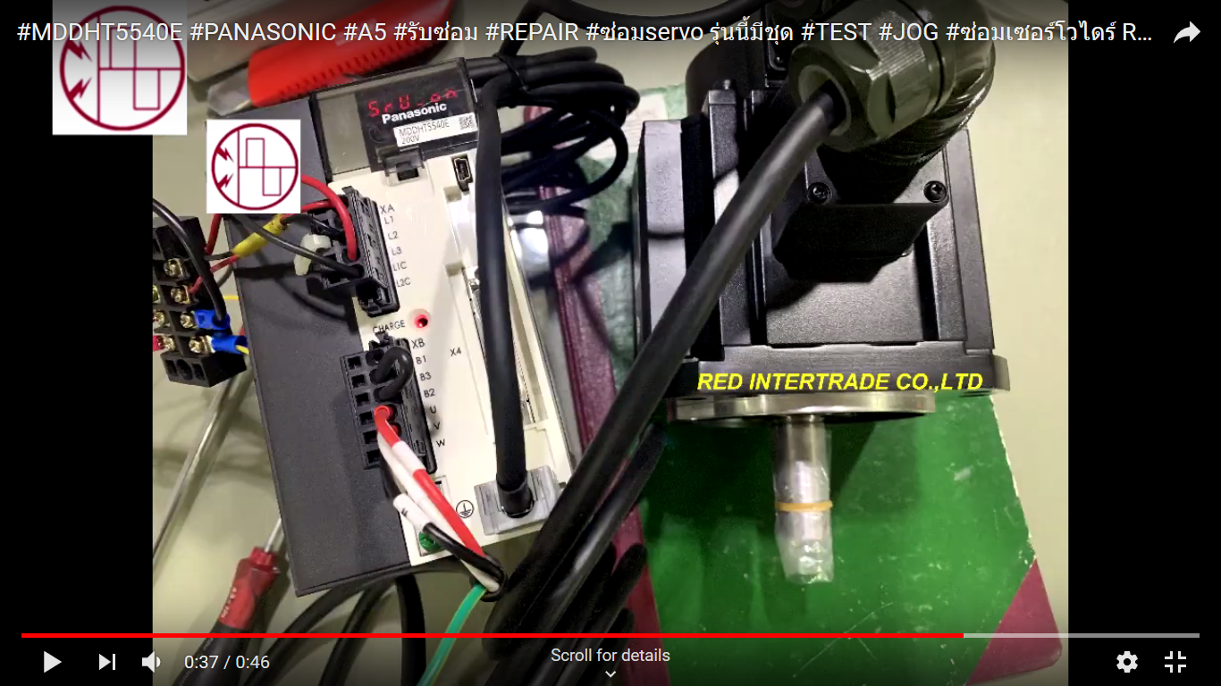 รับซ่อม SERVO PANASONIC MDDHT5440E MINAS A5 