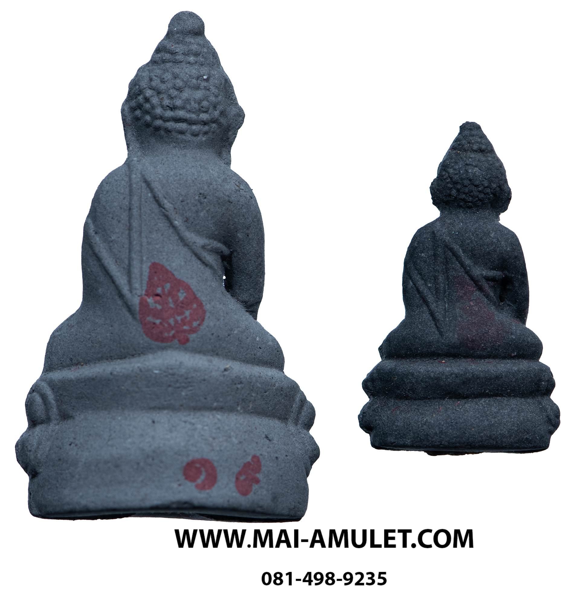 ..โค้ด 19.....พระกริ่ง-พระชัยวัฒน์ รุ่น "เฉลิมพระบาท" เนื้อผงเสน่ห์จันทร์ สีดำ วัดสุทัศน์ฯ 3 พ.ย. 2541 พร้อมกล่องครับ.