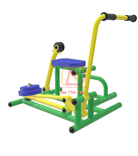 FT-08 อุปกรณ์บริหารแขน ลดหน้าท้องและนวดหลัง (แบบดึงยกตุ้มน้ำหนัก)