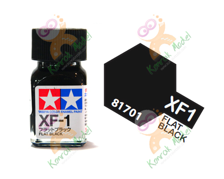 Enamel XF1 Flat Black 10ml