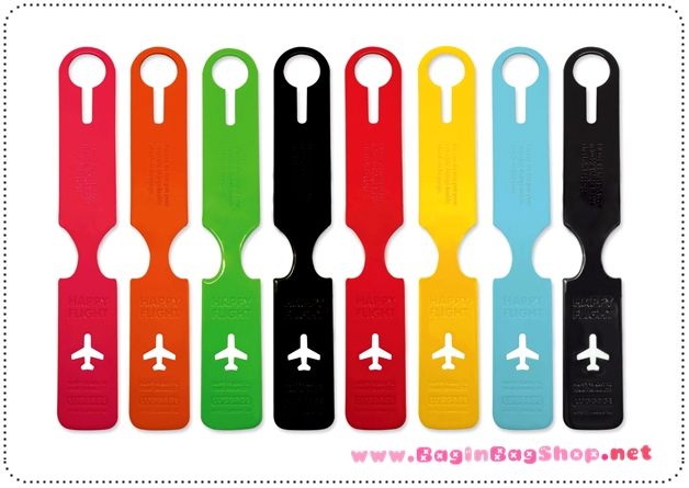 HAPPY FLIGHT Long Luggage Tag ป้ายห้อยกระเป๋าเดินทาง