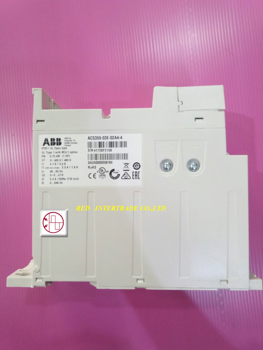 ขาย INVERTER ABB ACS355-03E-02A4-4 new