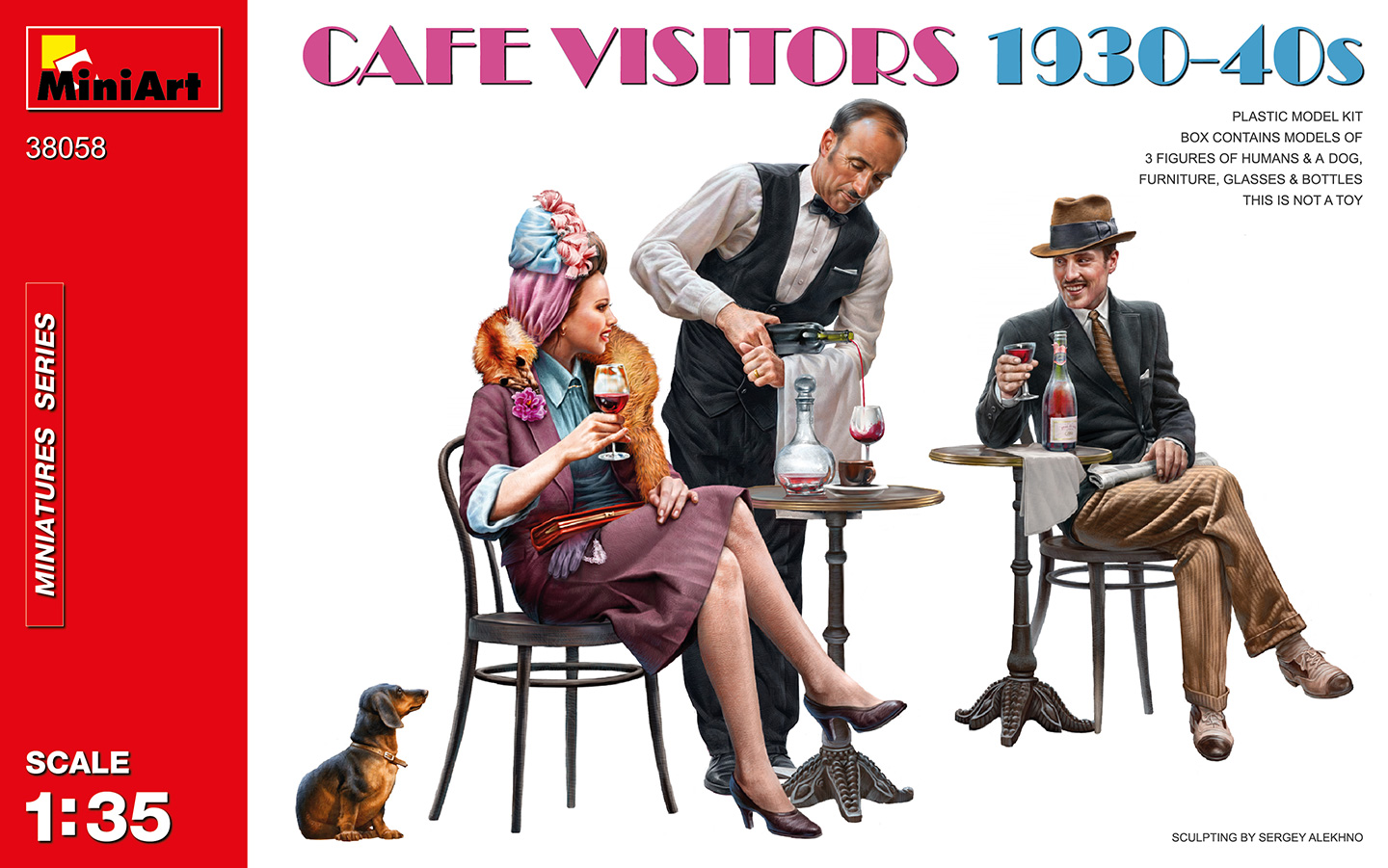 MI38058 CAFE VISITORS 1930-40S [1/35]