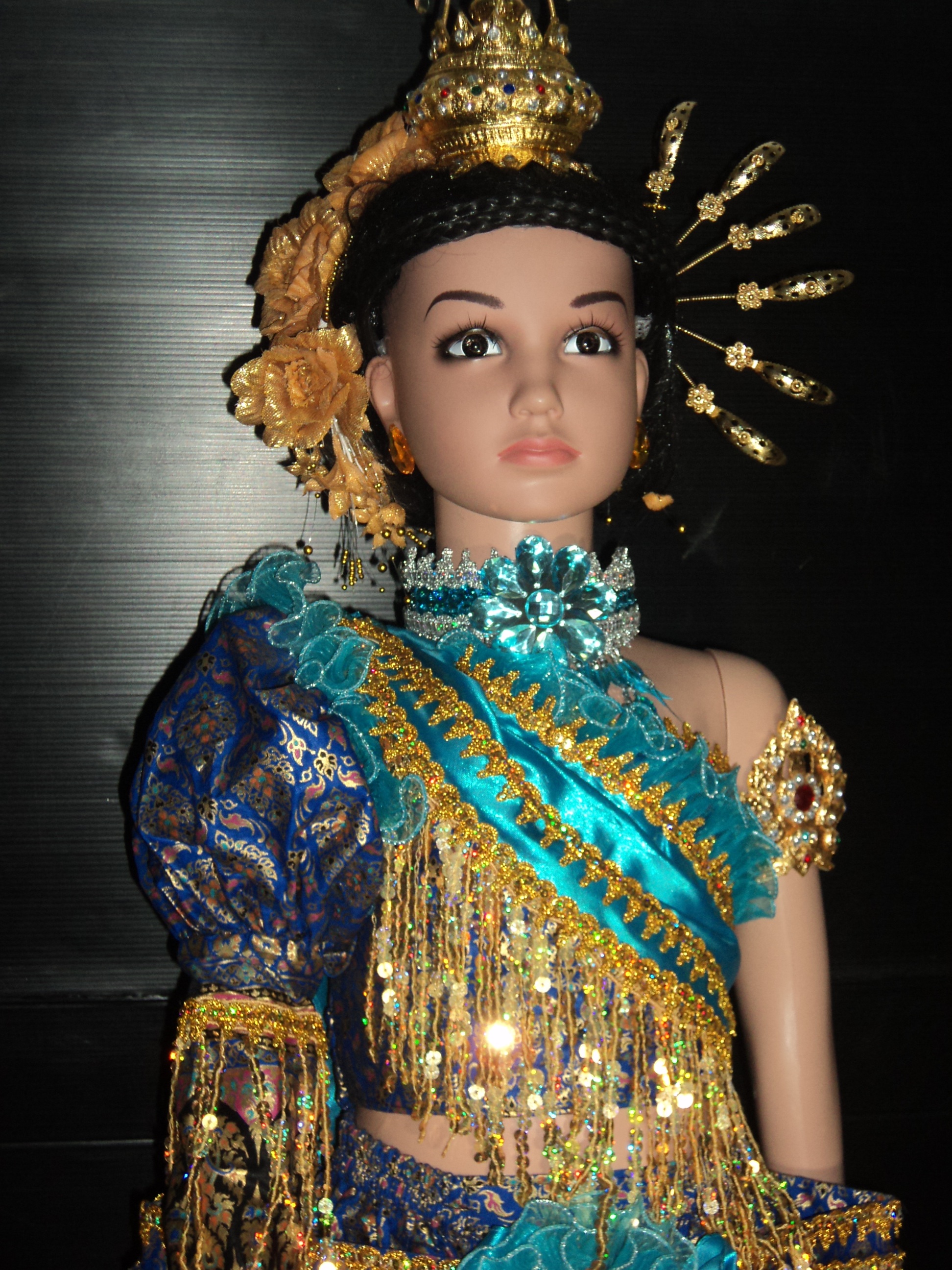 ชุดดรัมเมเยอร์สยามช้างน้อยสีฟ้า