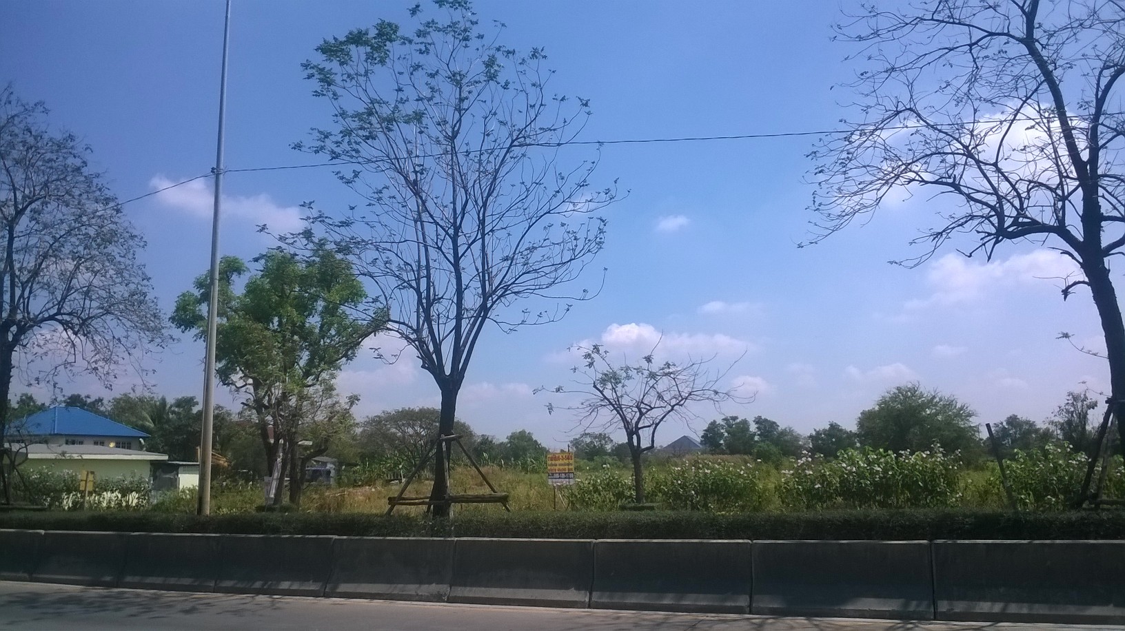 ที่ดินเปล่า 6 ไร่ 3 งาน 5​4 ตารางวา กว้าง 48 ลึก 260 ติดถนนนิมิตรใหม่