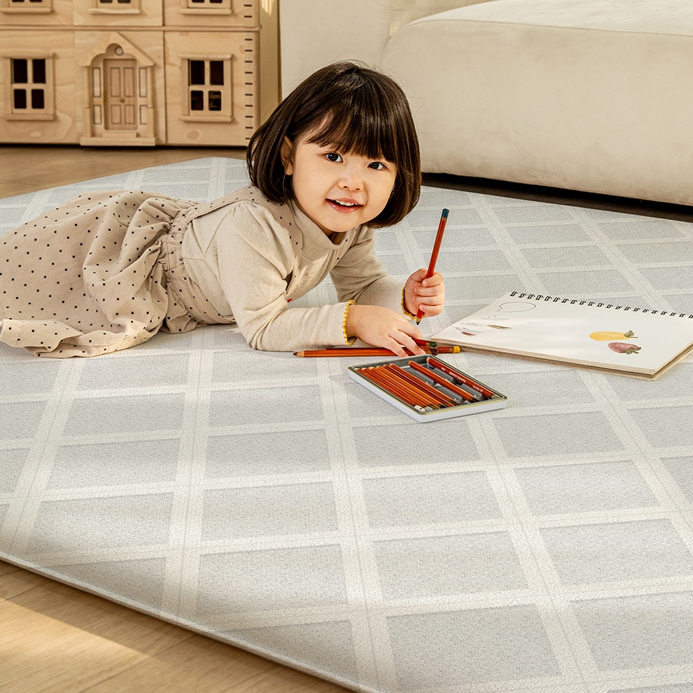 แผ่นรองคลาน PARKLON Air Bubble Mat ขนาด 150x230 หนา 4.0 cm ลาย Bebe Block