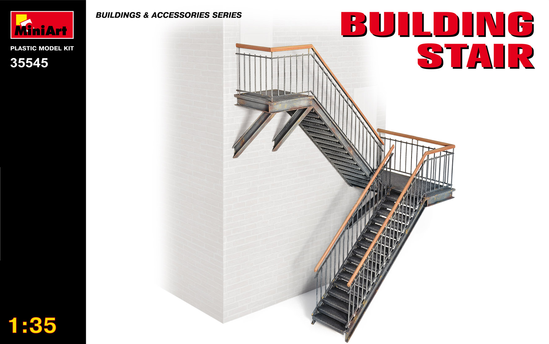 MI35545 BUILDING STAIR 1/35