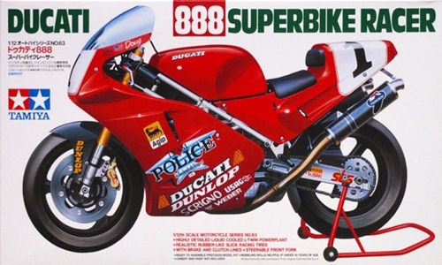 TA14063 DUCATI 888 SUPERBIKE RACETR 1/12