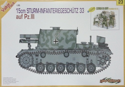 DRA9123 5cm Sturm-Infanteriegeschutz 33 Ausf. (1/35)