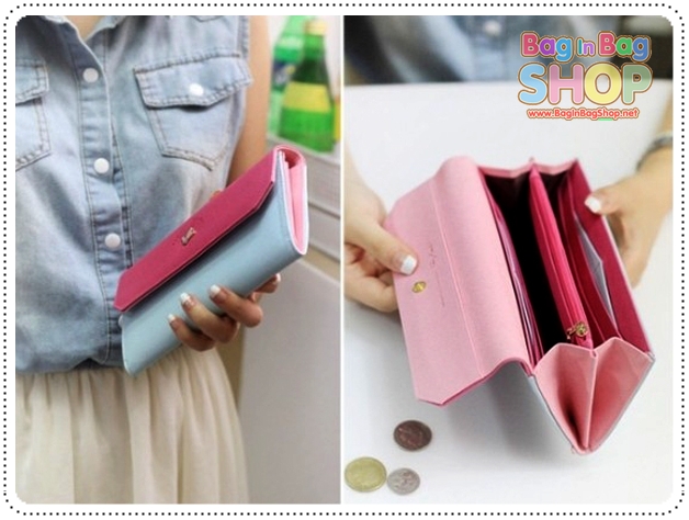 ลด 50% Triple Wallet กระเป๋าสตางค์ทรงยาว 3 สีสวย