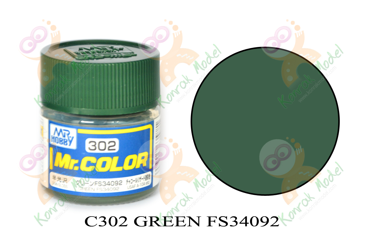 C302 Green FS-34092 Semi-Gloss 10ml