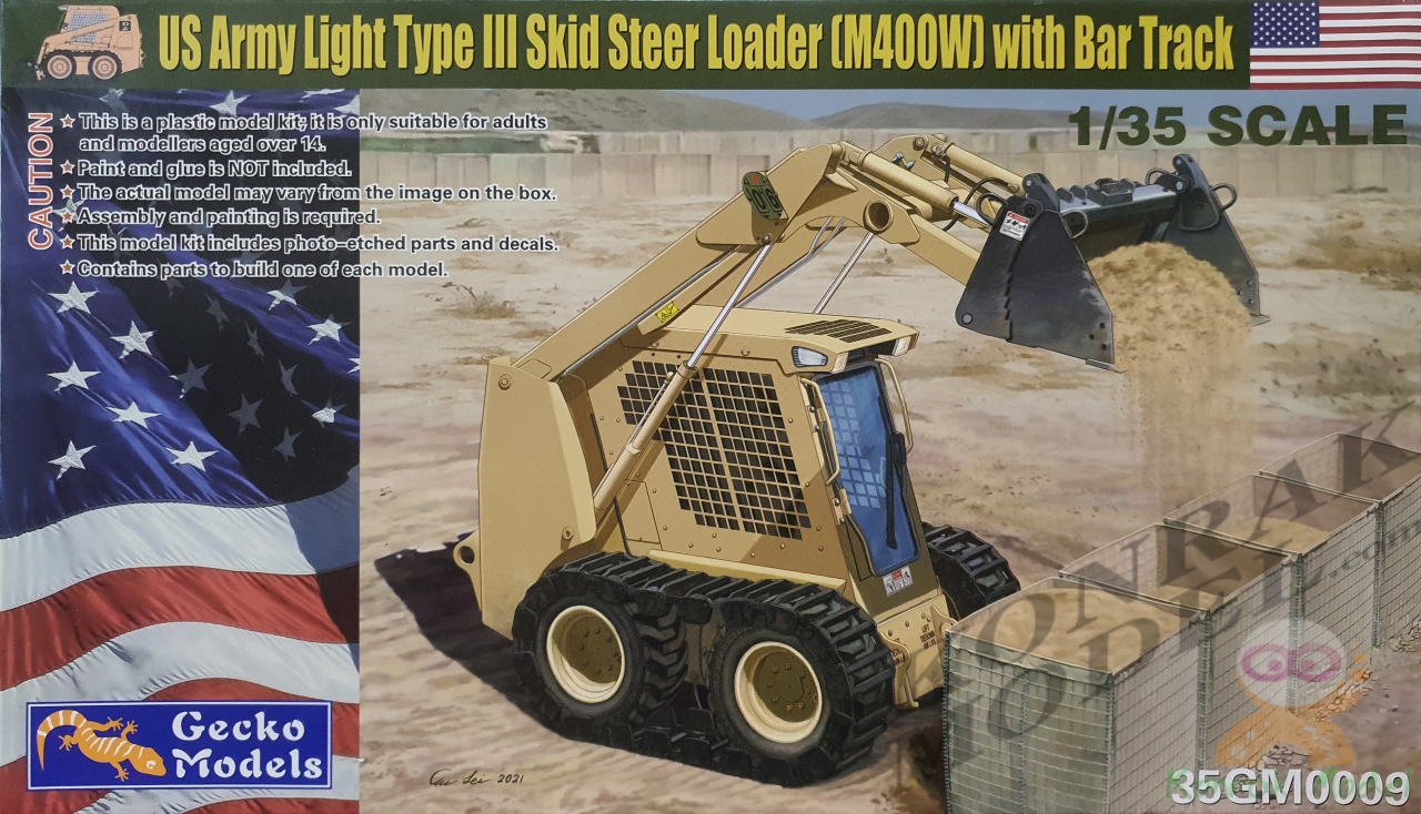 35GM0009 US ARMY LIGHT TYPE III SKID STEER LOADER (M400W) WITH BAR TRACK [1/35]