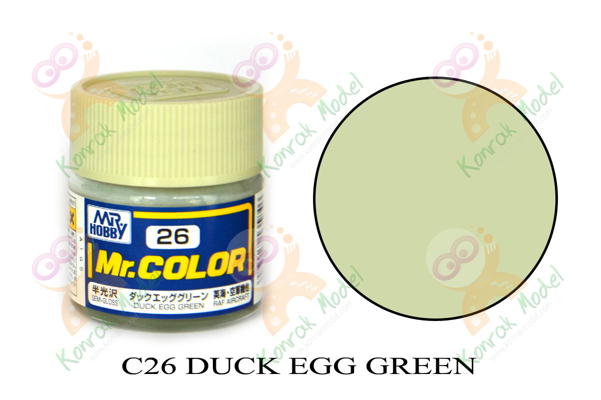 C26 Duck Egg Green Semi-Gloss 10ml