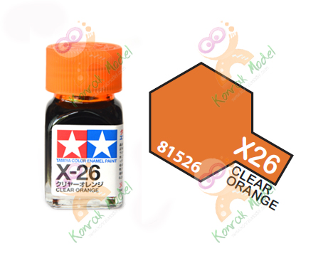 Enamel X26 Clear Orange 10ml