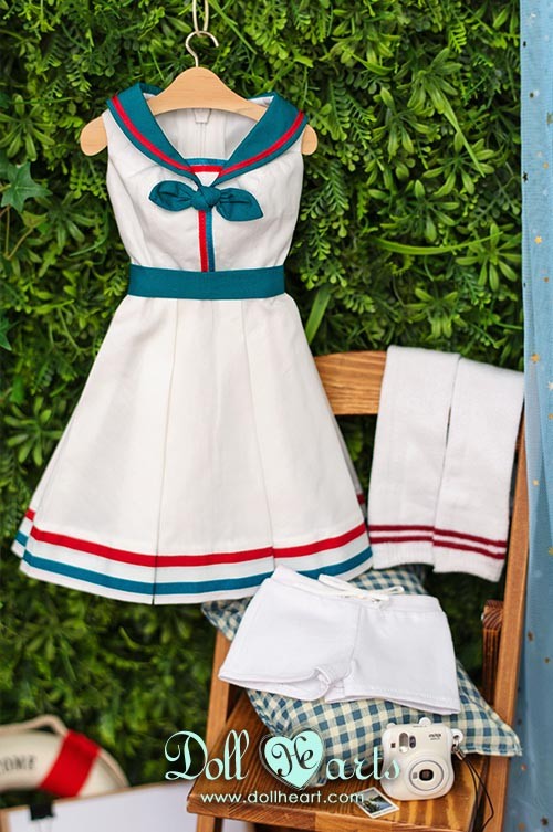 [SALE -40%] MSD White & Green Sailor