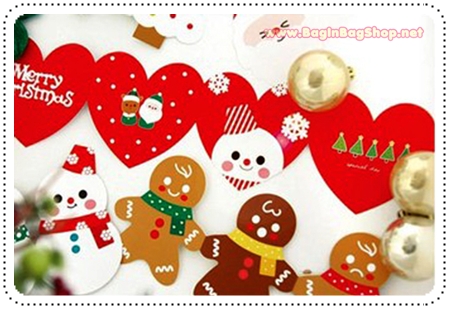 Accordion Christmas Card 5 set