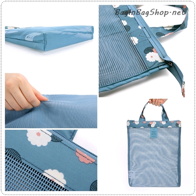 Coating Mesh Handy Pouch