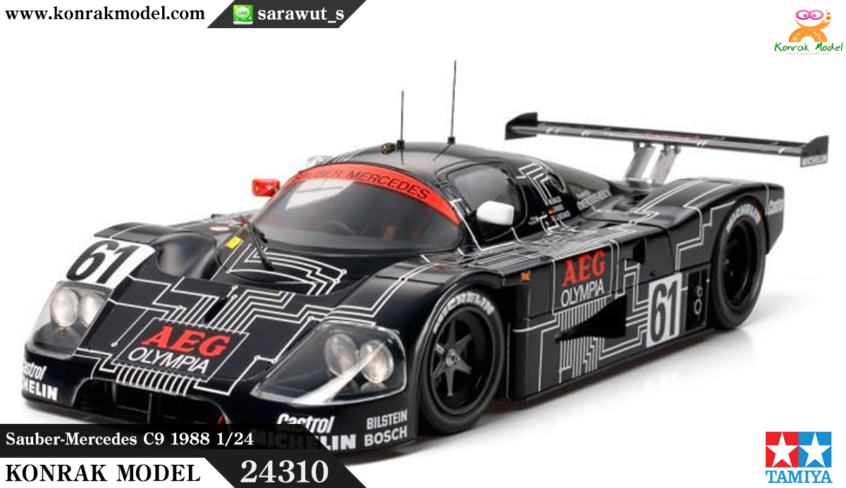 TA24310 Sauber-Mercedes C9 1988 1/24