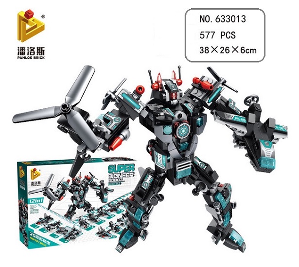 12in1 ตัวต่อ เลโก้ หุ่นยนต์ และ เครื่องบิน แปลงร่าง 577 ชิ้น ในกล่อง