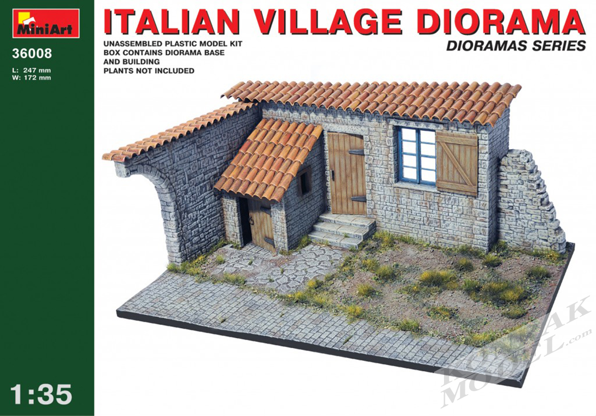 MI36008 ITALIAN VILLAGE DIORAMA 1/35