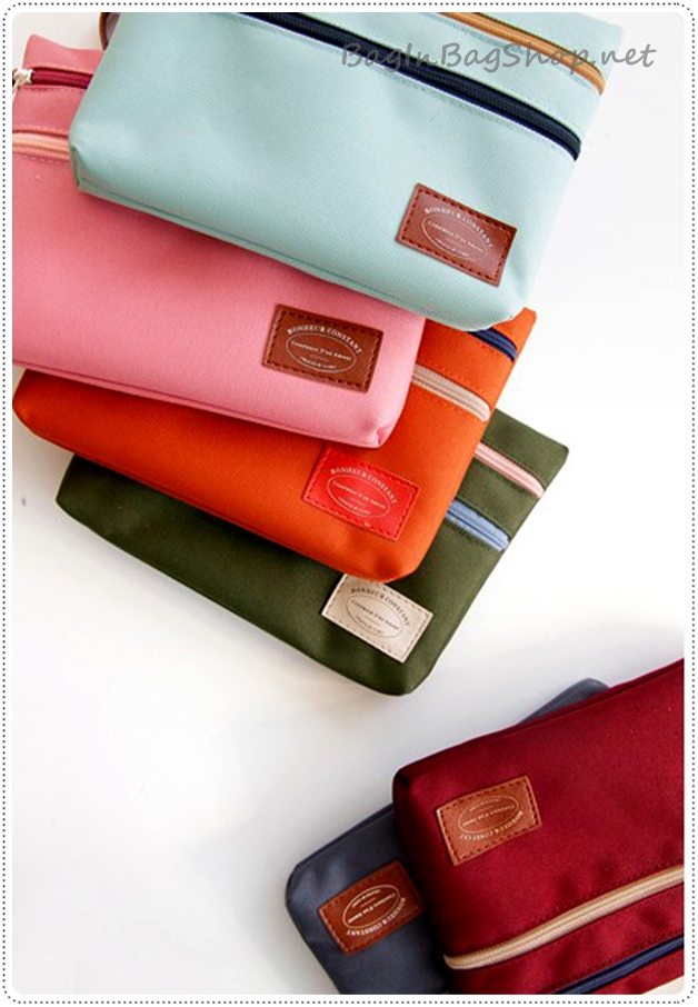 Bank Pouch กระเป๋าใส่สมุดบัญชี , บัตร ATM , เงินสด , ตรายาง
