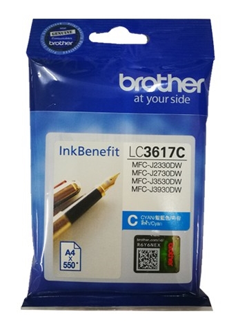 LC-3617C หมึกเติม สีฟ้า สำหรับเครื่องพิมพ์ Brother MFC-J2330DW