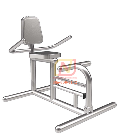 FTS-26 เครื่องออกกำลังกายกลางแจ้งสแตนเลส อุปกรณ์ออกกำลังขา-หน้าท้อง (แบบสปริงถีบ)