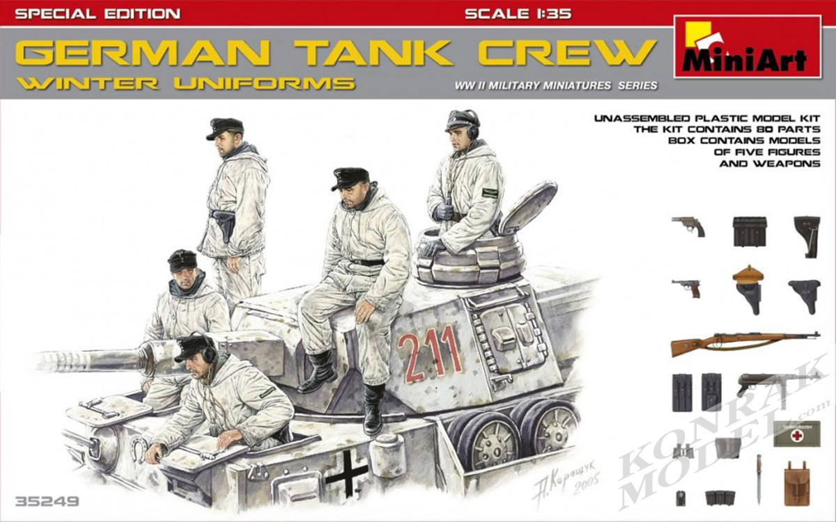 MI35249 GERMAN TANK CREW (WINTER UNIFORMS) SPECIAL EDITION 1/35