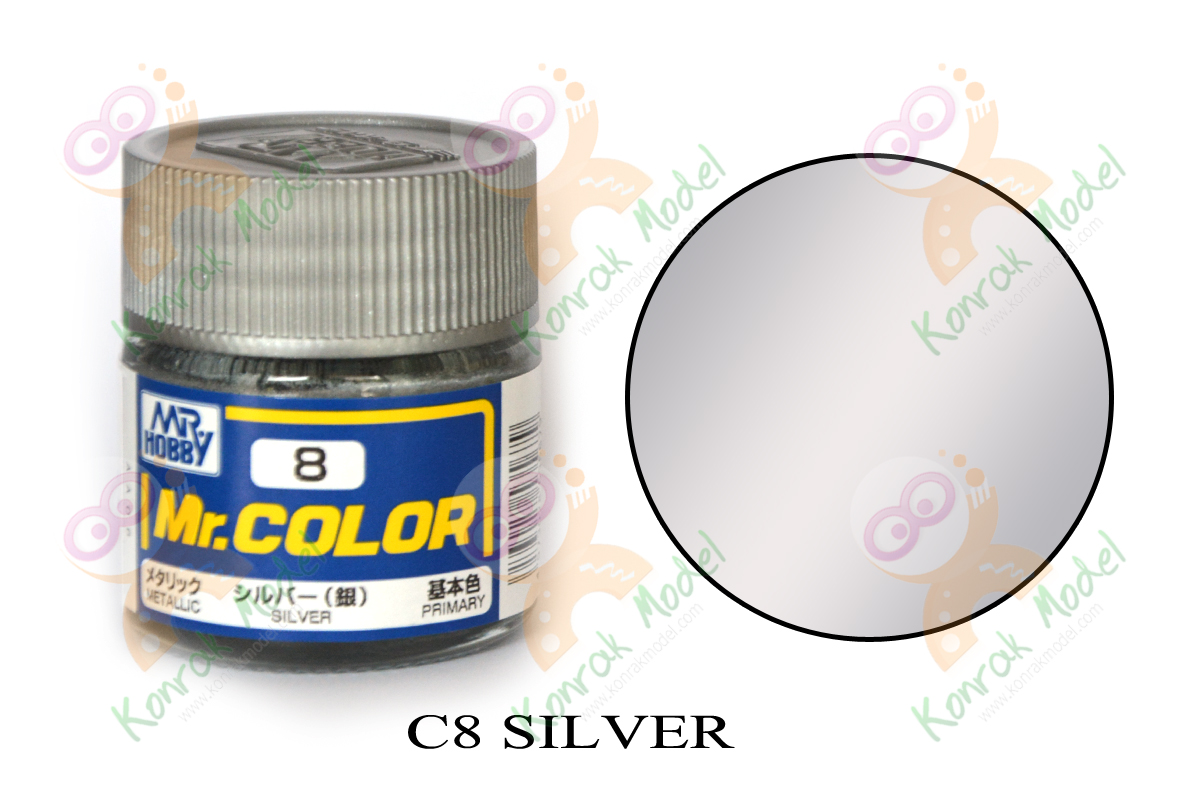 C8 Silver Metallic 10ml